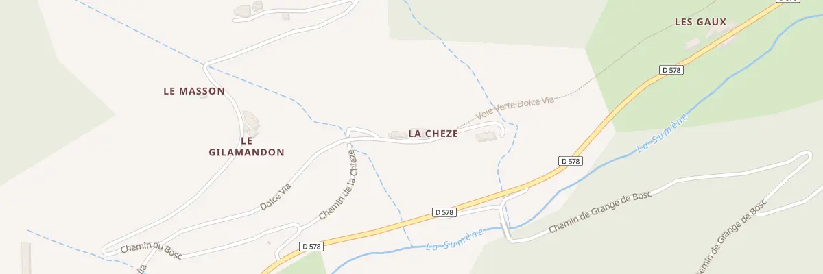 Plan du 195 Che de la Chieze à Saint-Prix