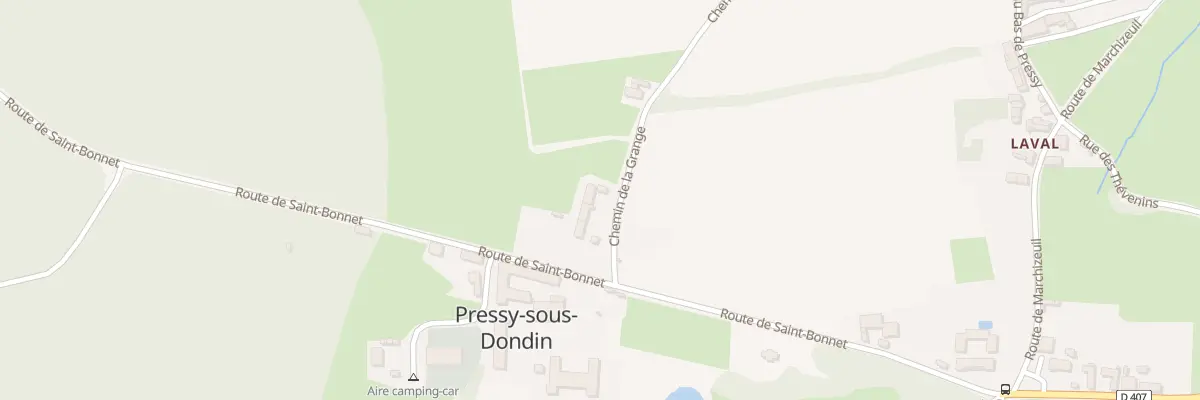 Plan du 5070 Le Plain Champ à Pressy-sous-Dondin