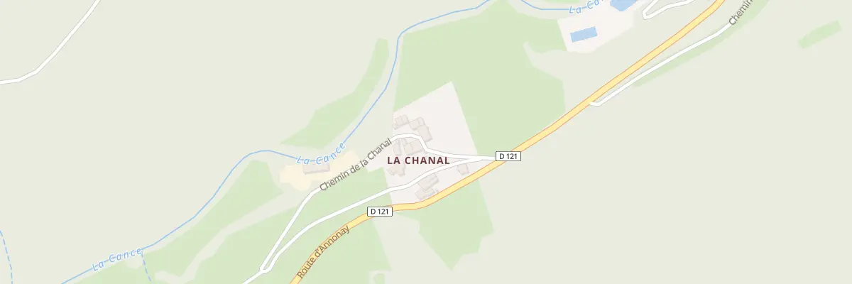 Plan du 5021 La Chanal à Saint-Julien-Vocance