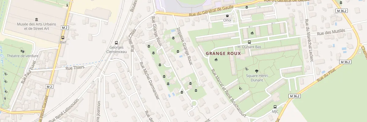 Plan du 19 Rue de grange roux à Saint-Chamond