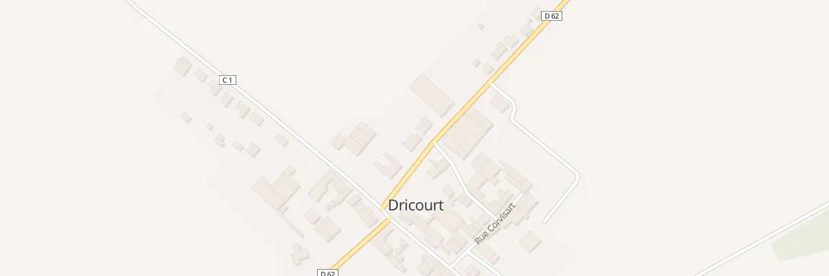 Plan du 6 Rue de la Liberte à Dricourt