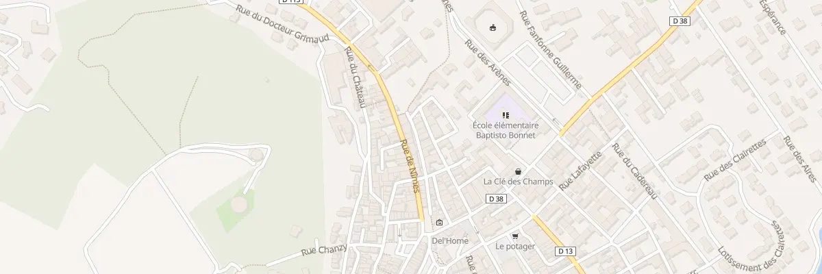Plan du 22 Rue de Nimes à Bellegarde