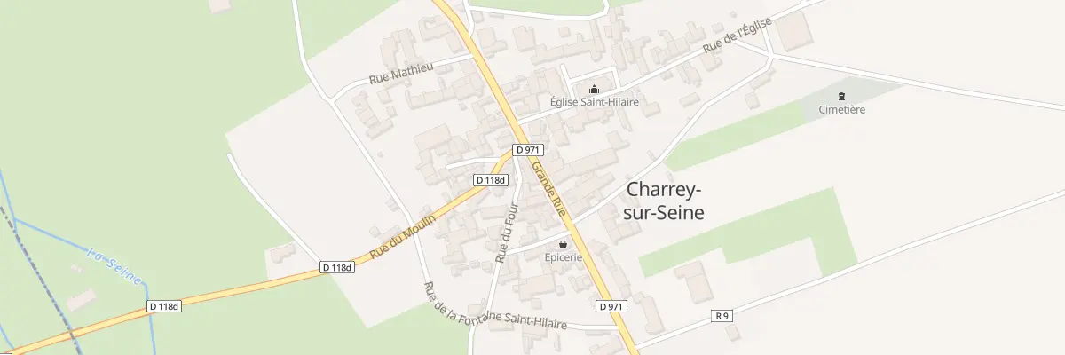 Plan du 19 Grande Rue à Charrey-sur-Seine