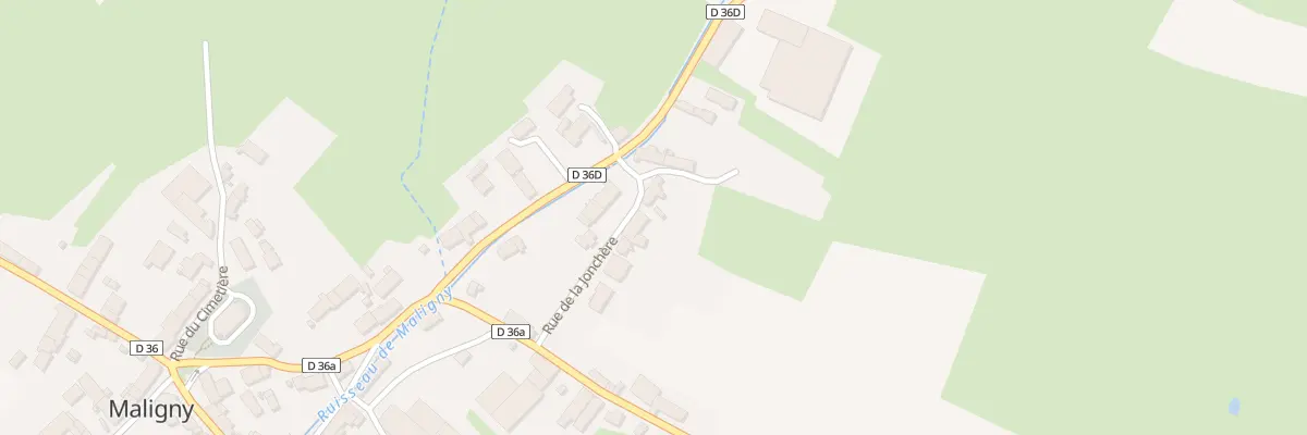 Plan du 3 Pl de la Jonchère à Maligny