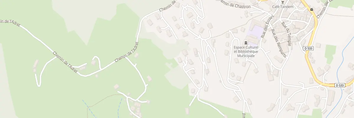 Plan du 435 Che de la Châtaigneraie à Désaignes