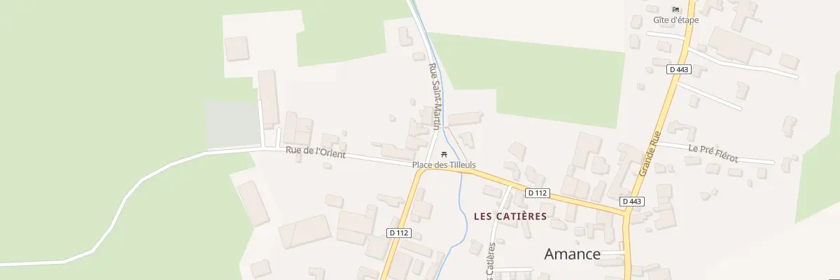 Plan du 1 Rue Saint Martin à Amance