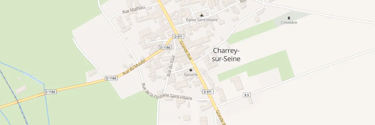 Plan du 17 Grande Rue à Charrey-sur-Seine