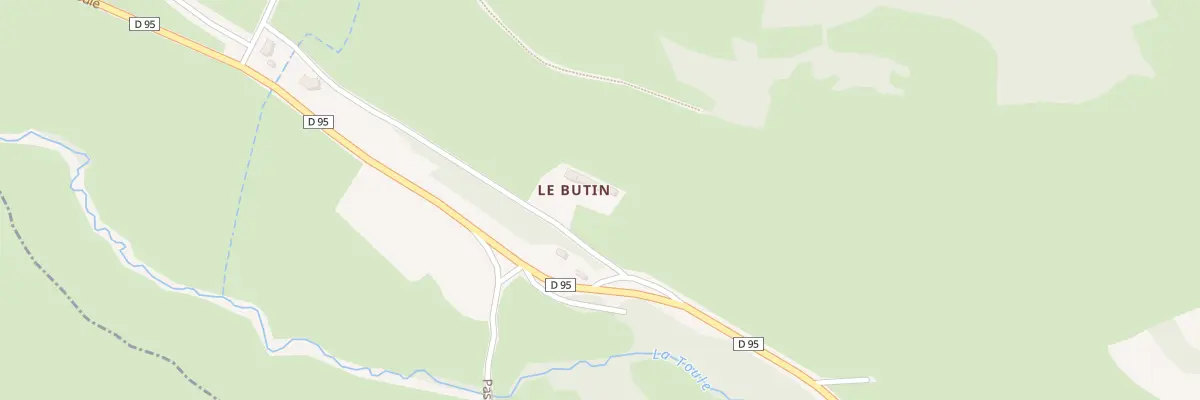 Plan du 1052 Rte de la Toule à Trambly