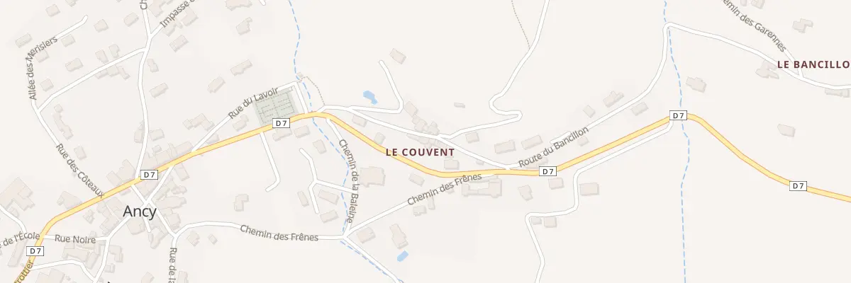 Plan du 100 Rue du Couvent à Ancy