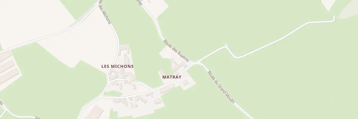 Plan du 15 Rte des Ruyères à Deux-Grosnes