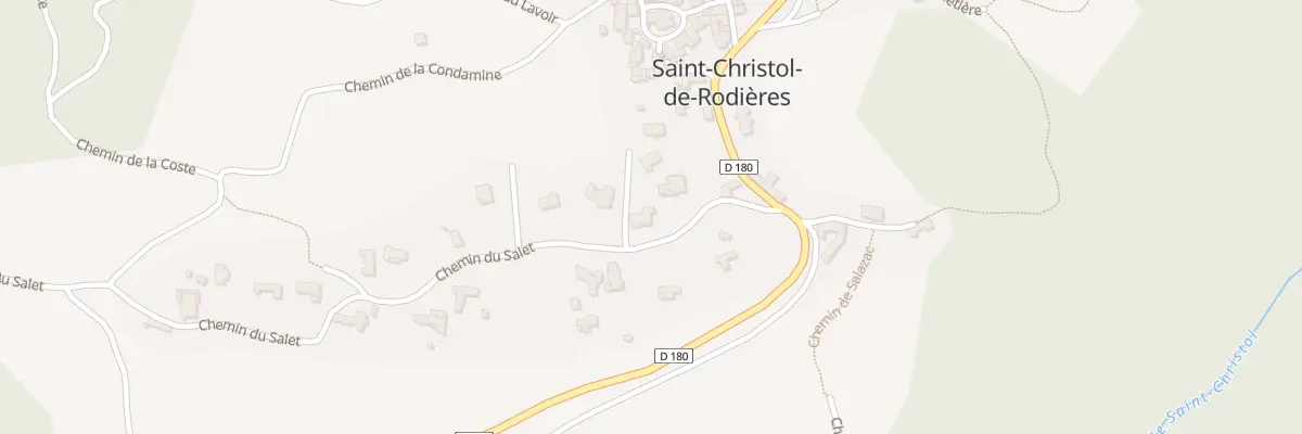 Plan du 90 Che du Salet à Saint-Christol-de-Rodières