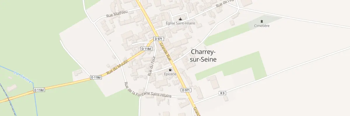 Plan du 14 Grande Rue à Charrey-sur-Seine