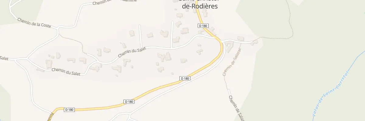 Plan du 5063 Che du Salet à Saint-Christol-de-Rodières
