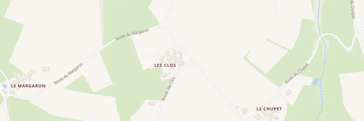 Plan du 117 Rte des Clos à Saint-Vérand