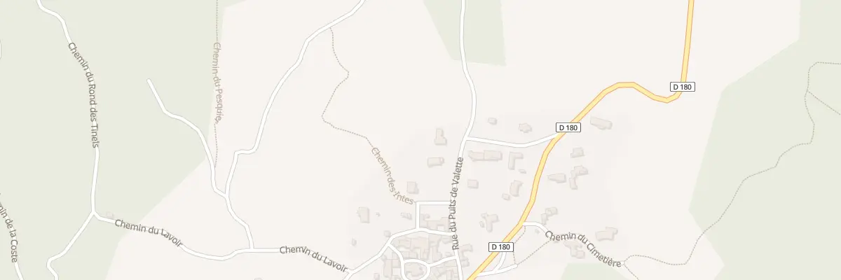 Plan du 3 Che du Puits de Valette à Saint-Christol-de-Rodières