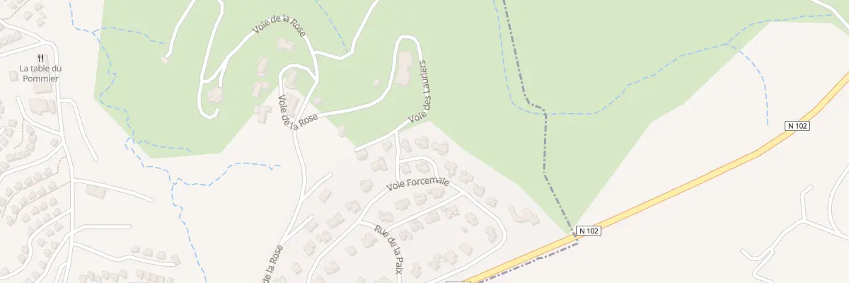 Plan du 80 Voie des Lauriers à Villeneuve-de-Berg