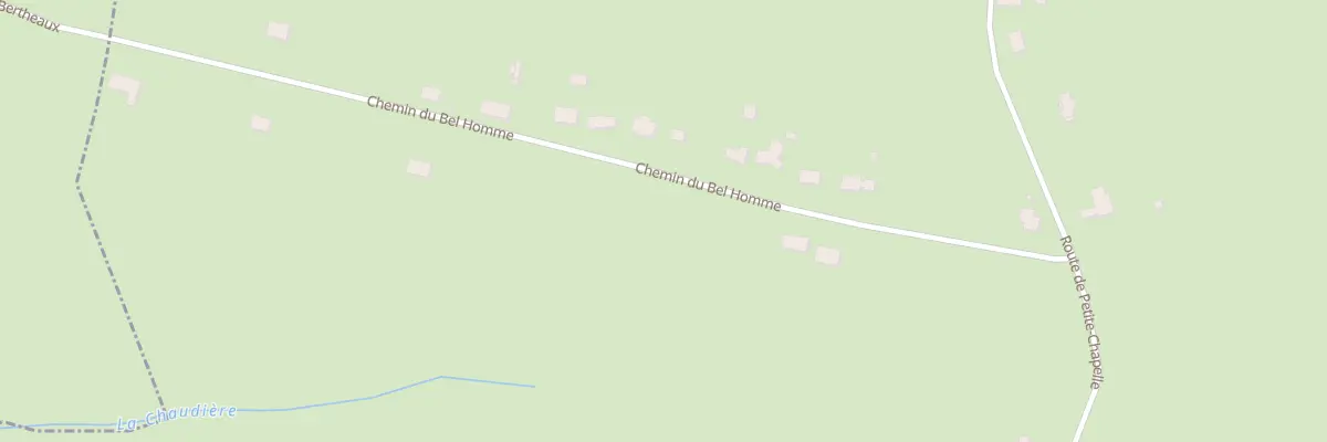 Plan du 2084 Che du Bel Homme à Rocroi