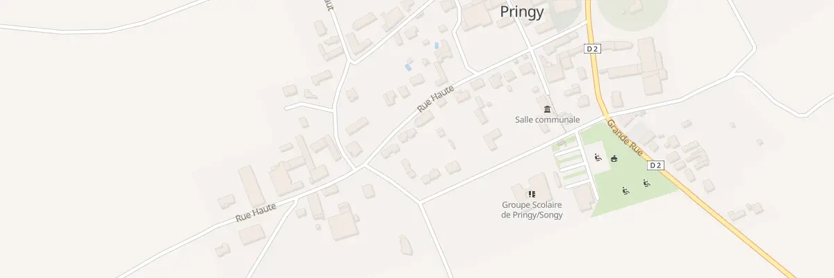 Plan du 19 Rue Haute à Pringy