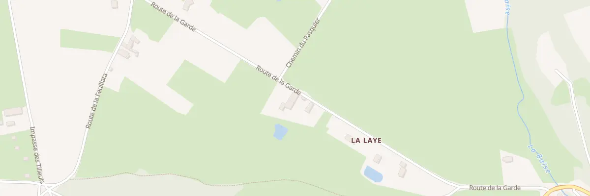 Plan du 467 Rte de la Garde à Saint-Vérand