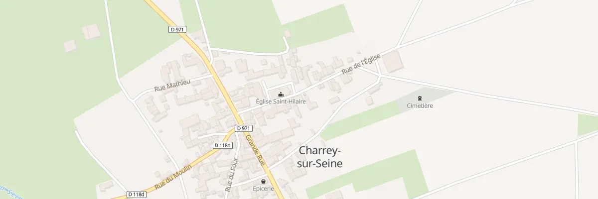 Plan du 10 Rue de l’Eglise à Charrey-sur-Seine