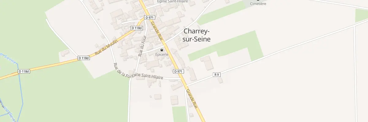 Plan du 6 Grande Rue à Charrey-sur-Seine