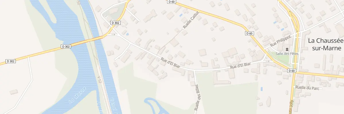 Plan du 22 Rue El Biar à La Chaussée-sur-Marne