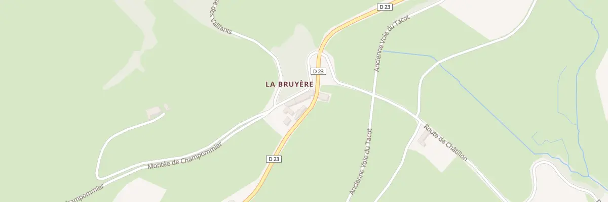 Plan du 1477 Rte du Col de Crie aux Ardillats