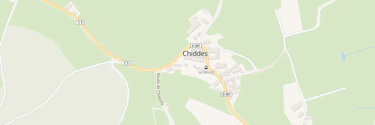 Plan du 5018 Le Bourg à Chiddes