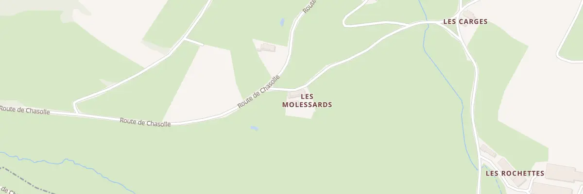 Plan du 5050 Les Molessards à Chiddes