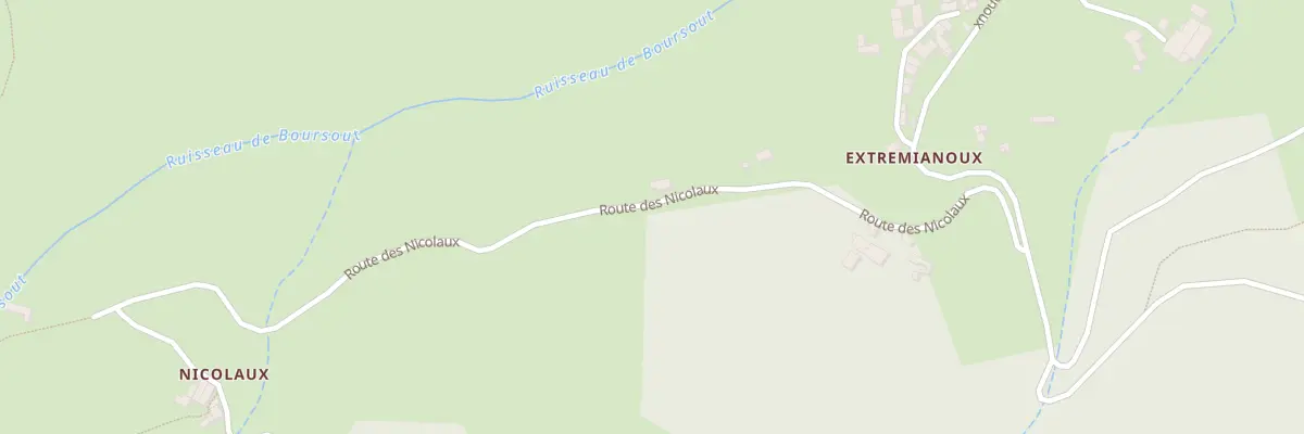 Plan du 5202 Le Vernet à Beauvène