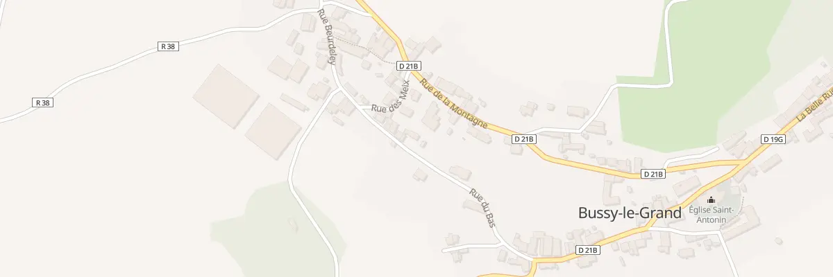 Plan du 28 Rue du Bas à Bussy-le-Grand