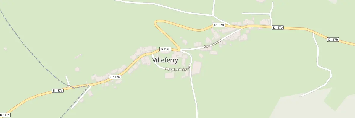 Plan du 3 Rue du Château à Villeferry