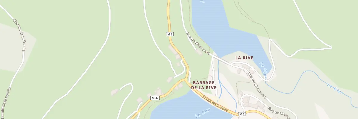 Plan du 1710 Rte de la Valla à La Valla-en-Gier