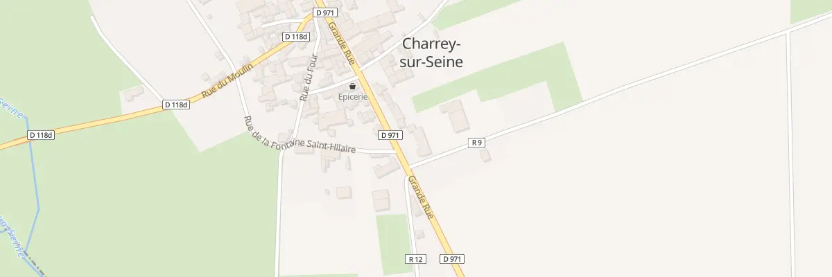 Plan du 2 Grande Rue à Charrey-sur-Seine