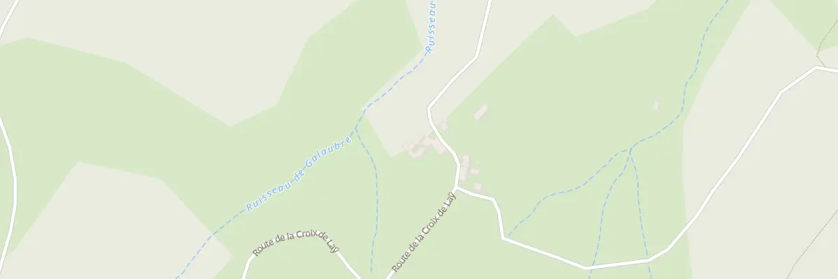 Plan du 5042B Plataret à Pourchères