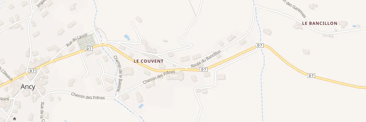 Plan du 67 Rte du Bancillon à Ancy