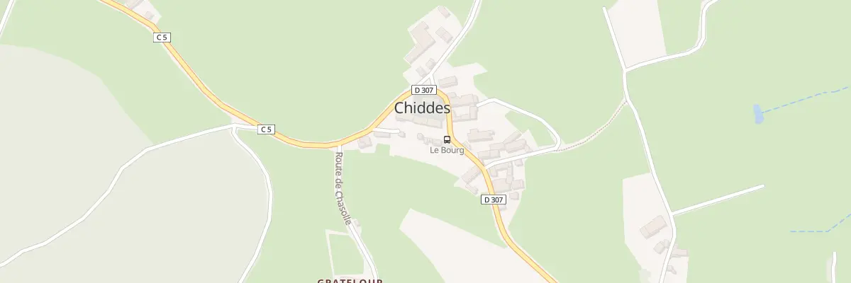 Plan du 5017 Le Bourg à Chiddes