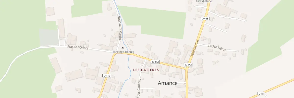 Plan du 8 Rue de l’Eglise à Amance