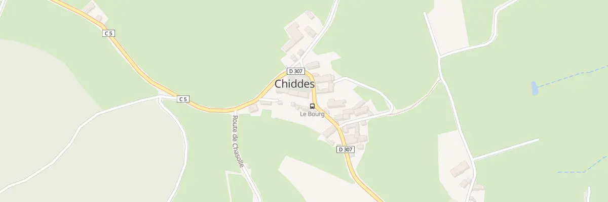 Plan du 5015 Le Bourg à Chiddes
