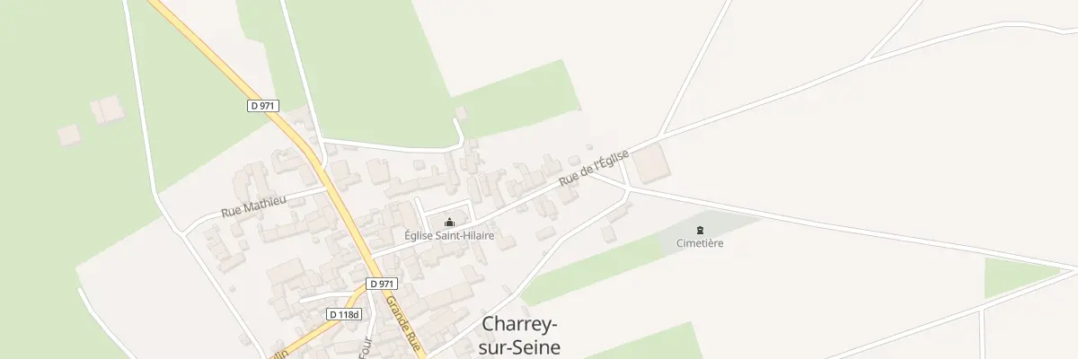 Plan du 15 Rue de l’Eglise à Charrey-sur-Seine