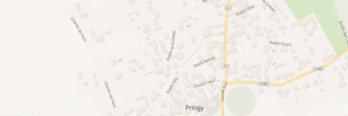 Plan du 4 Che du Paradis à Pringy