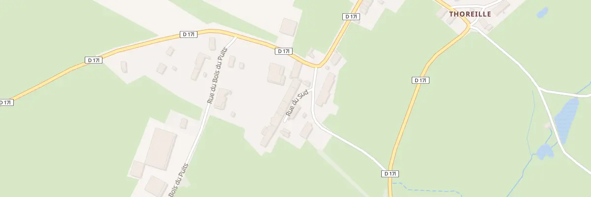 Plan du 4 Rue du Sud (thoreille) à Mimeure
