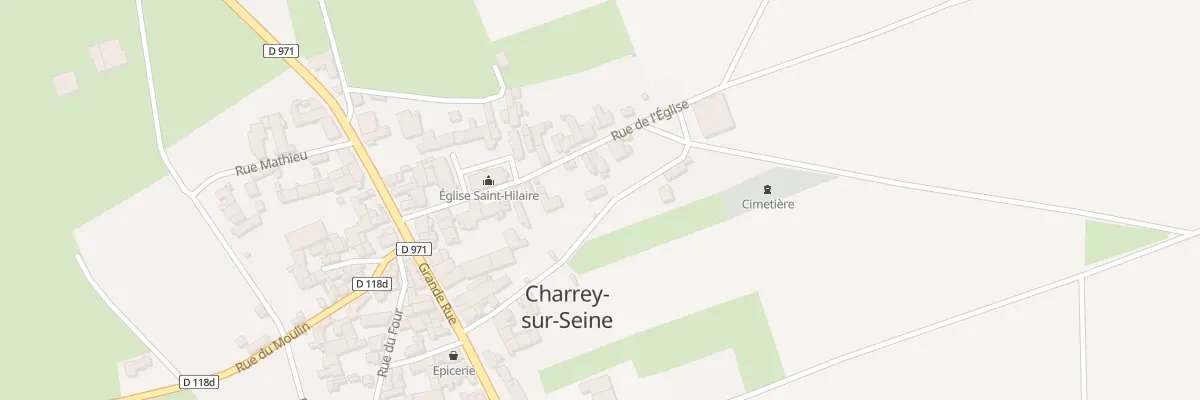Plan du 3 Rue de la Maison Commune à Charrey-sur-Seine