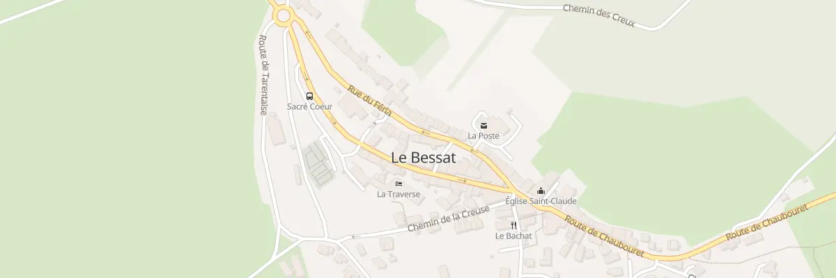 Plan du 125 Rue du Féria au Bessat