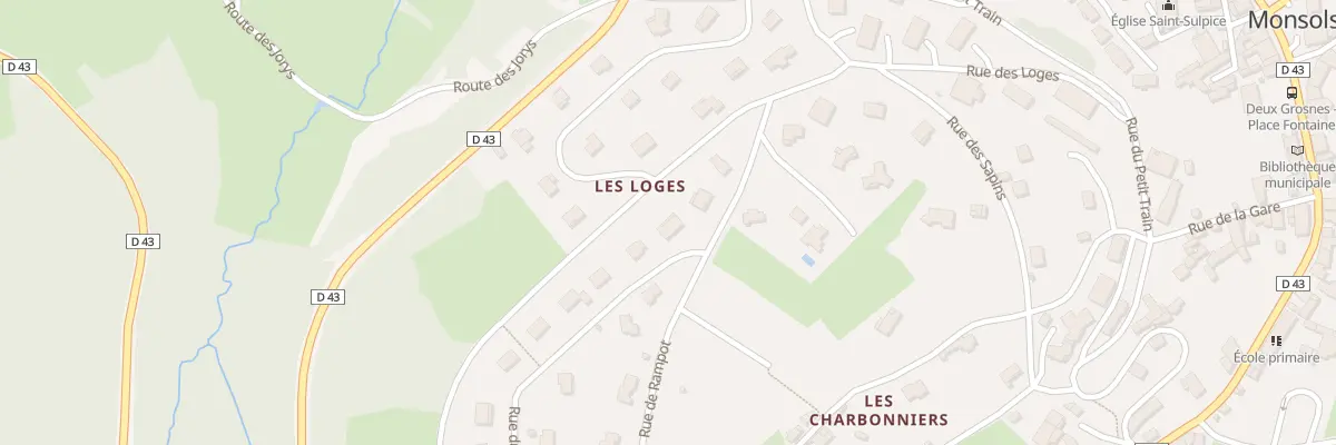 Plan du 2 Rue du Viaduc à Deux-Grosnes