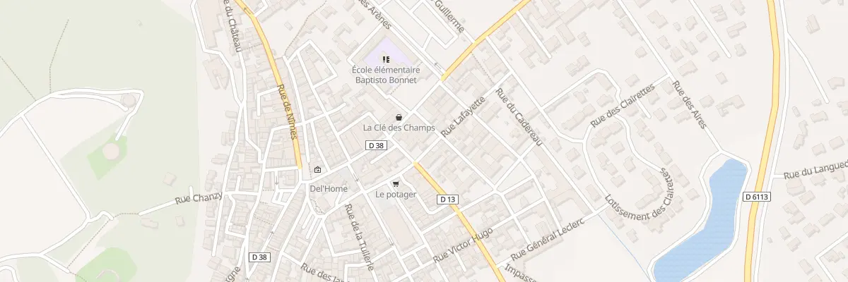 Plan du 1 Rue Lafayette à Bellegarde