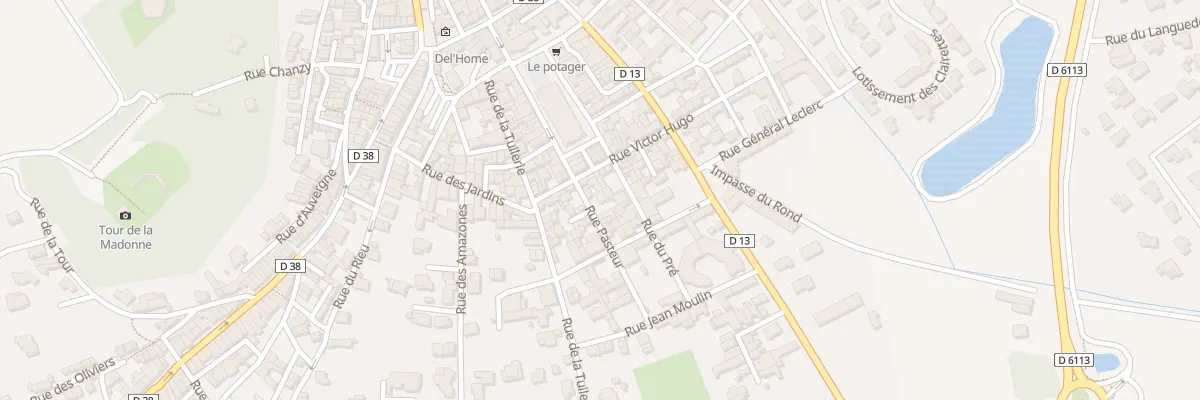 Plan du 13 Rue Pasteur à Bellegarde