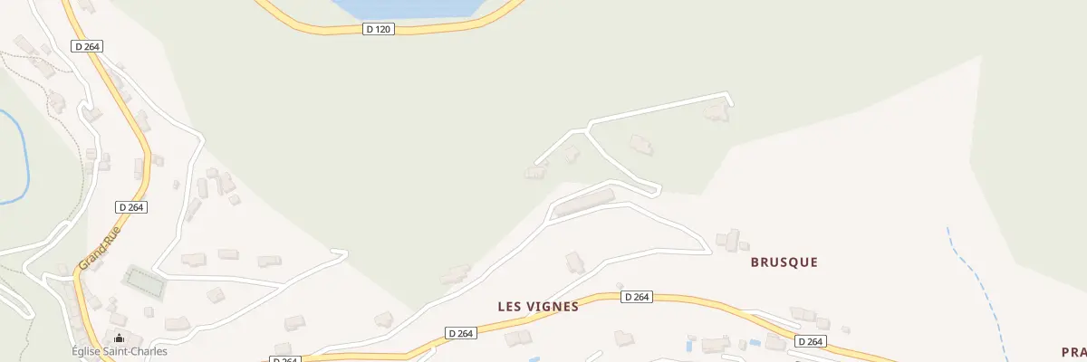 Plan du 5256 Les Vignes à Beauvène