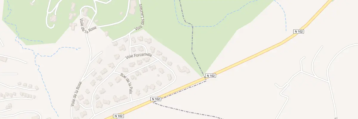 Plan du 405 Voie Forcemale à Villeneuve-de-Berg