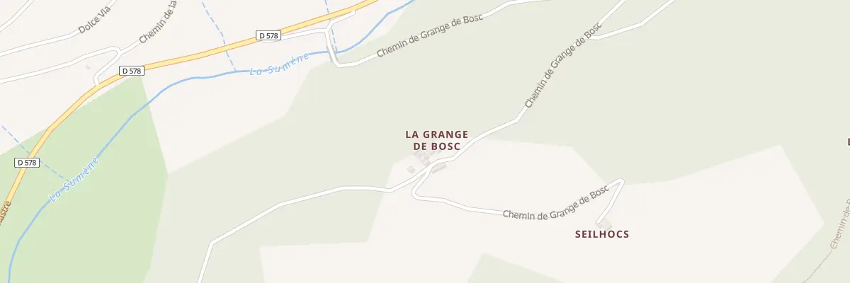 Plan du 5081 La Grange de Bosc à Saint-Prix
